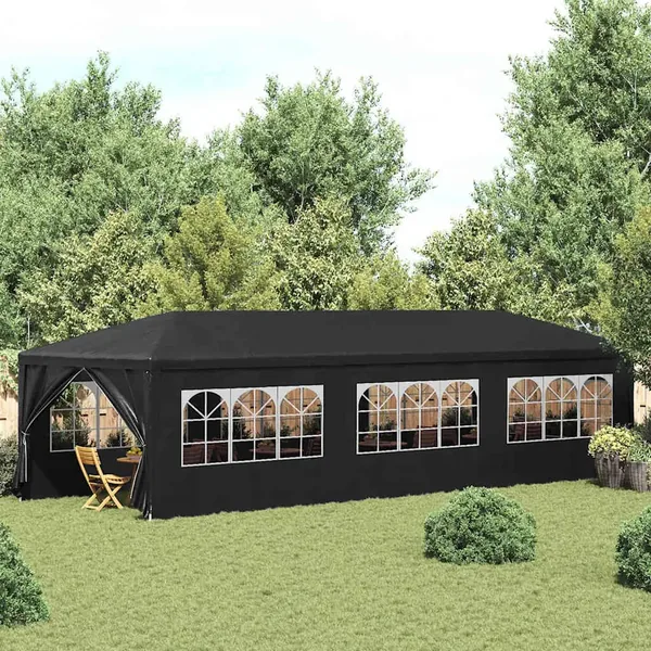 Tente de réception 3x9 m Anthracite