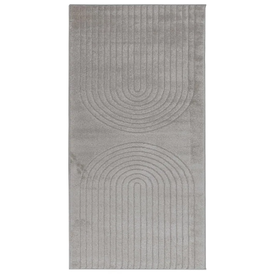 Tapis de surface Rectangulaire GALATI Gris 150 x 80 cm - 2