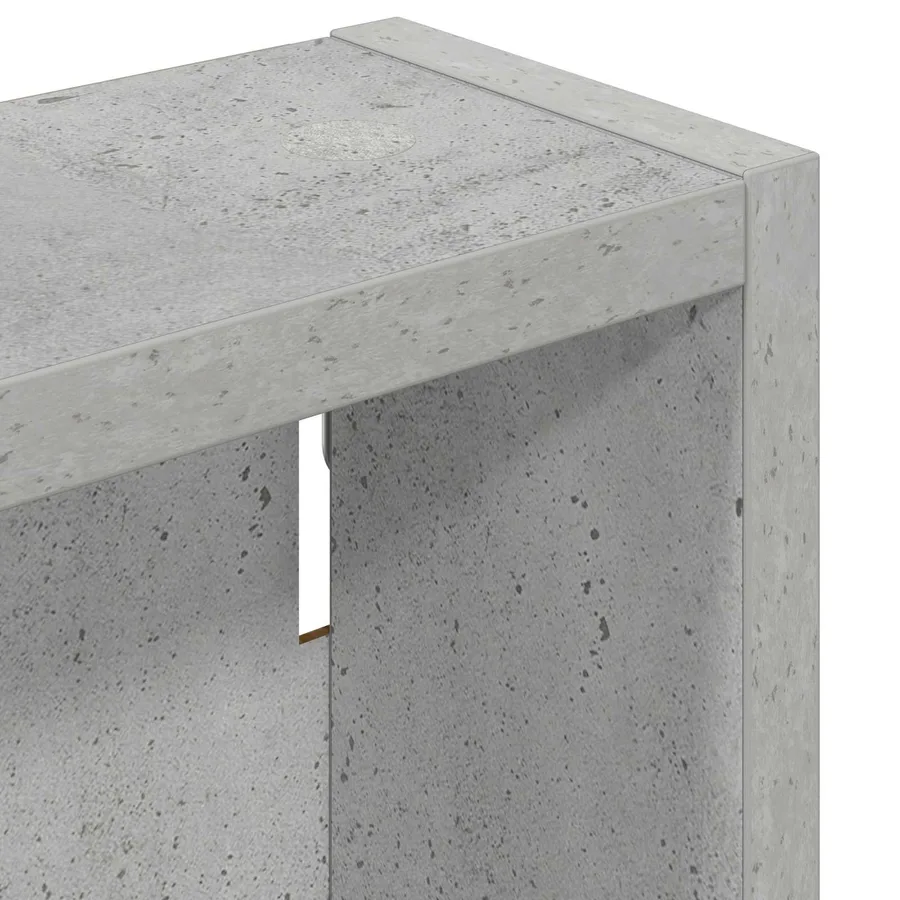 Armoire murale de salle de bain Gris Béton 30 x 10 x 50 cm - 9