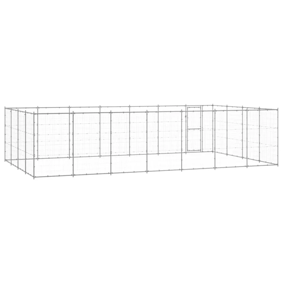 Chenil extérieur Acier galvanisé 33,88 m² - 4