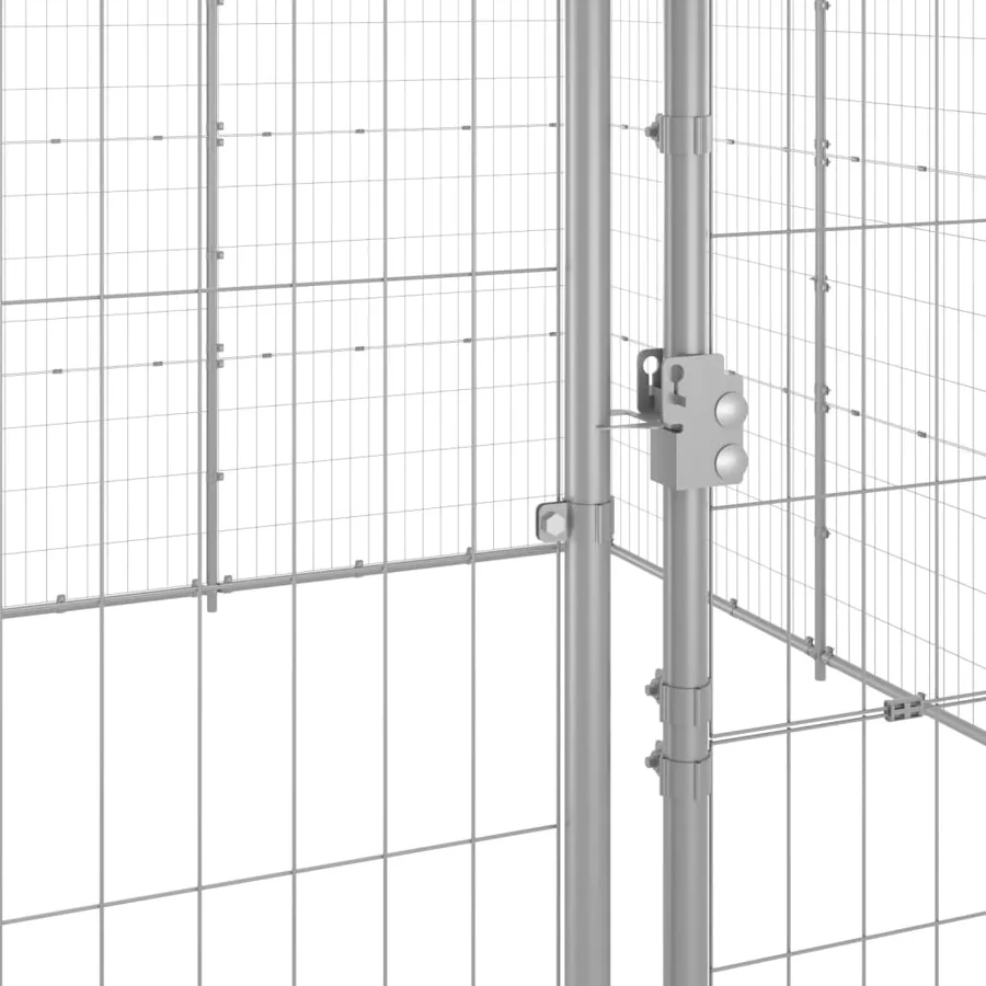 Chenil extérieur Acier galvanisé 33,88 m² - 5