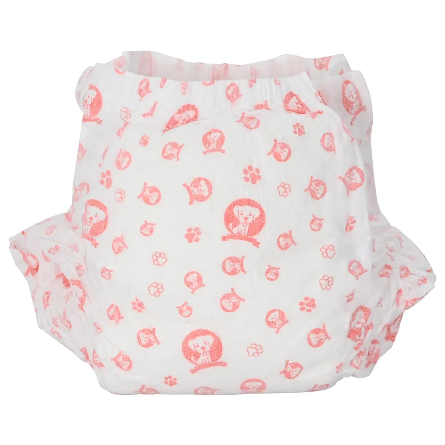 Couche jetable pour chienne 30 pcs Blanc S - 6