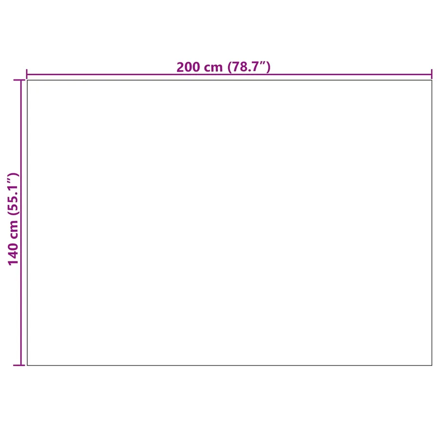 Tapis de surface AGIRA Naturel 230 x 160 cm Polyester - 8