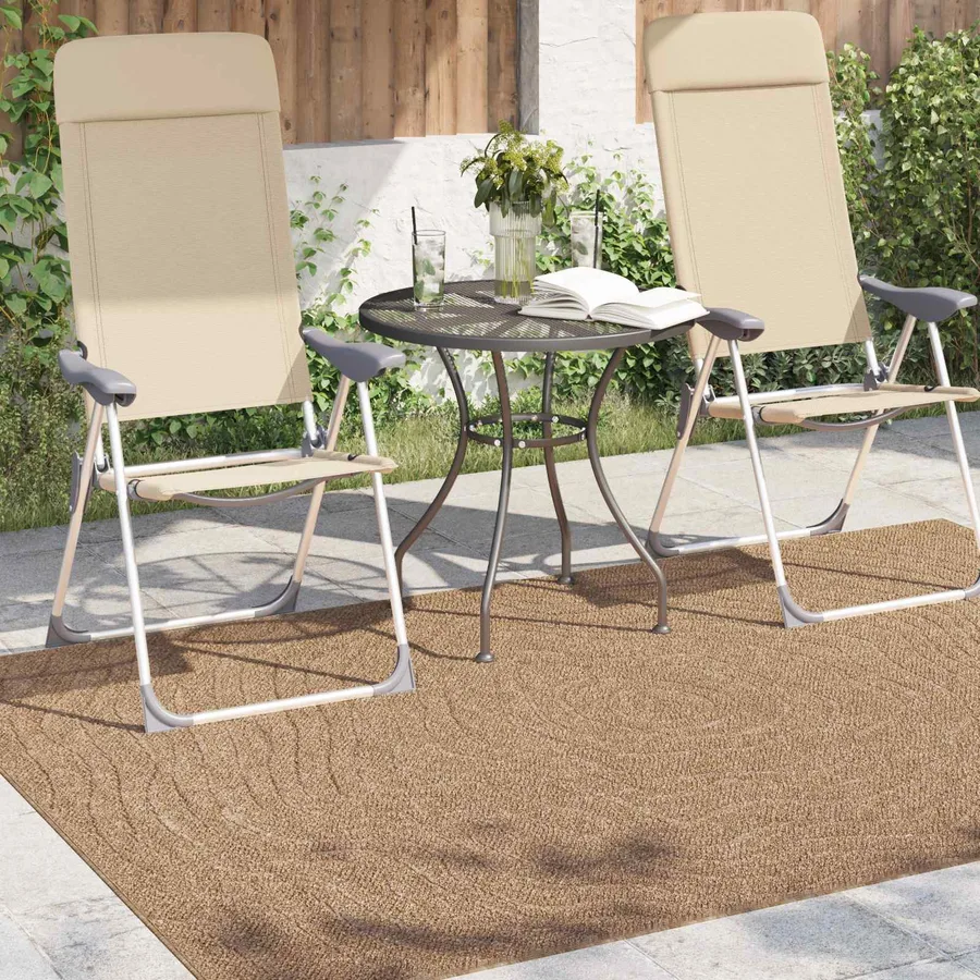 Tapis de surface Moiré AGIRA Naturel 230 x 160 cm Polyester - 3