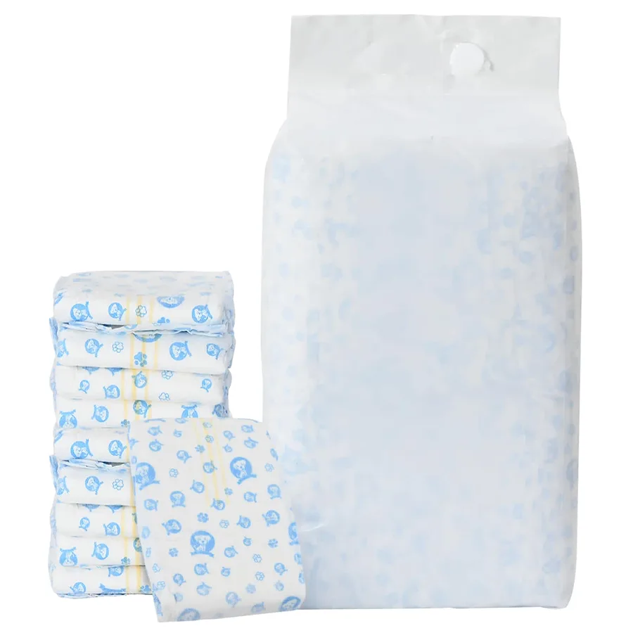 Protection Hygiénique Jetable pour Chien Mâle 30 pcs Blanc M - 2