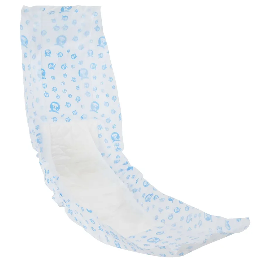 Protection Hygiénique Jetable pour Chien Mâle 30 pcs Blanc M - 5