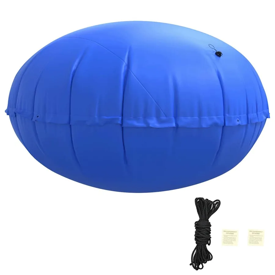 Coussin de piscine d'hiver Bleu Ø 310 x 180 cm PVC - 2