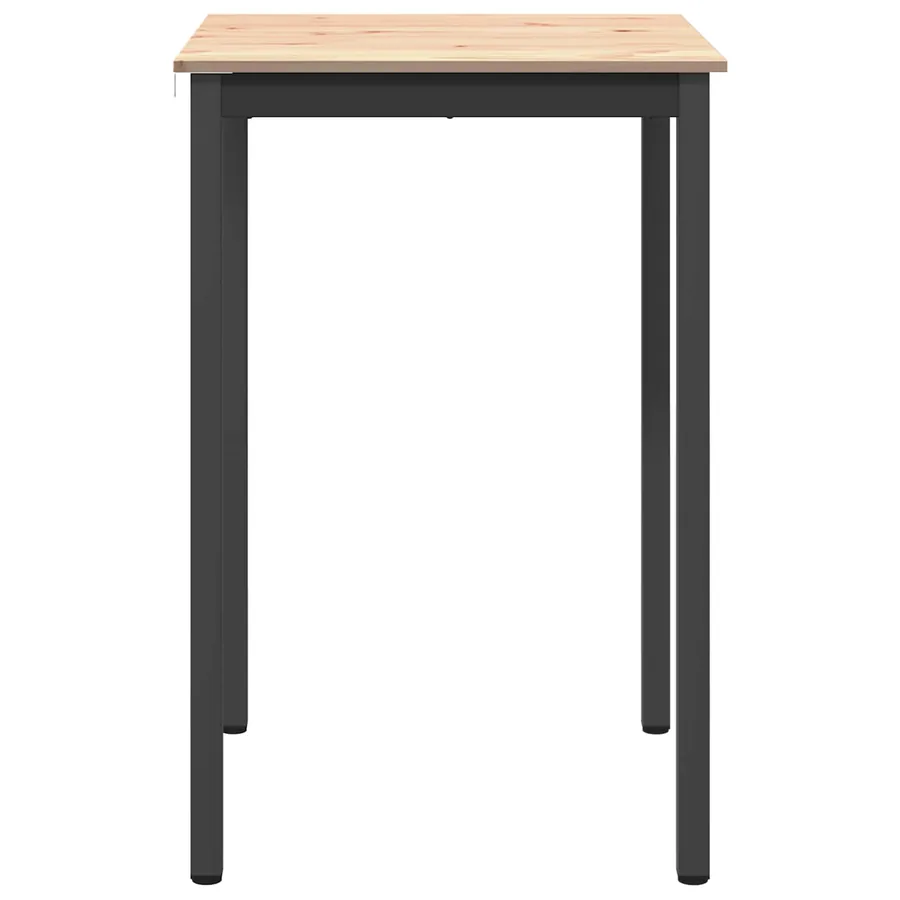 Table de bar Naturel 70 x 70 x 105 cm Bois de pin massif - 6