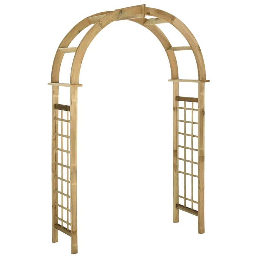 Arche avec treillis Bois de pin vert imprégné