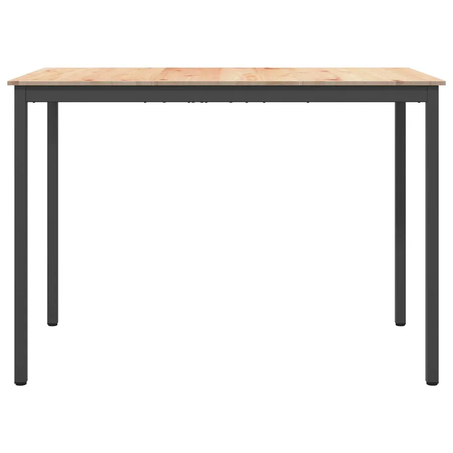 Table de bar Naturel 150 x 80 x 105 cm Bois de pin massif - 5