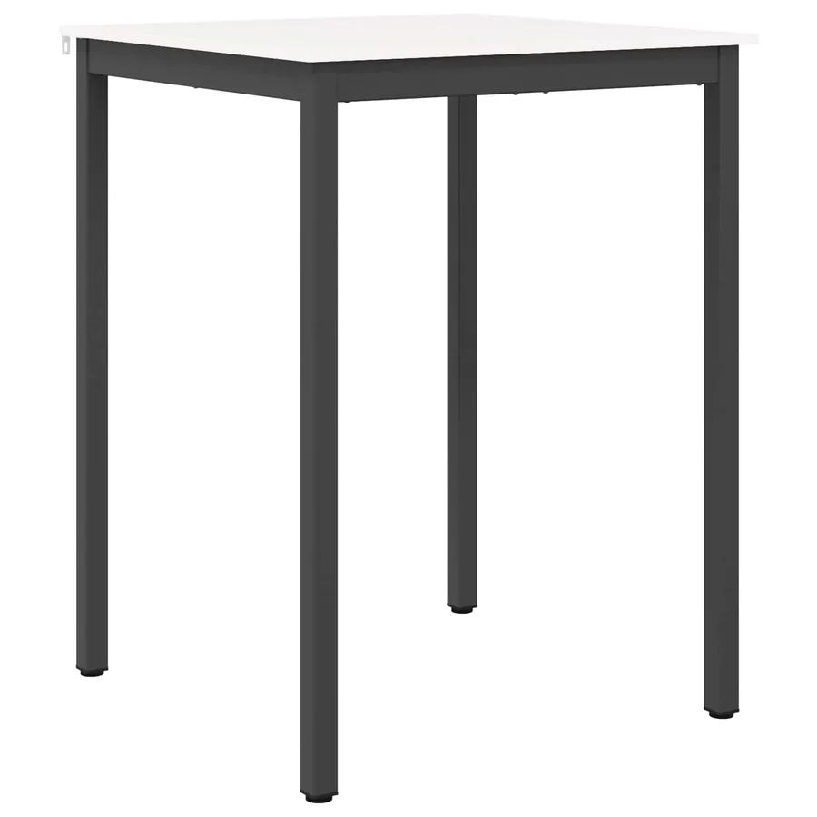 Table de bar Blanc 80 x 80 x 105 cm Bois de pin massif - 2