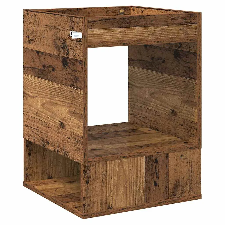 Table d'appoint Bois ancien 40 x 40 x 56 cm Bois d'ingénierie - 7