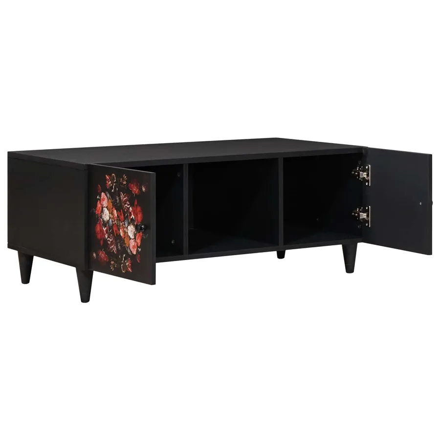 Table basse Multicolore 100 x 54 x 40 cm Bois de mangue massif - 2