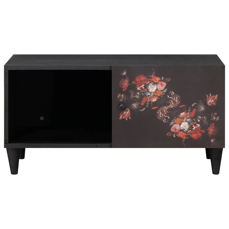 Table basse Multicolore 80 x 50 x 40 cm Bois de mangue massif - 3