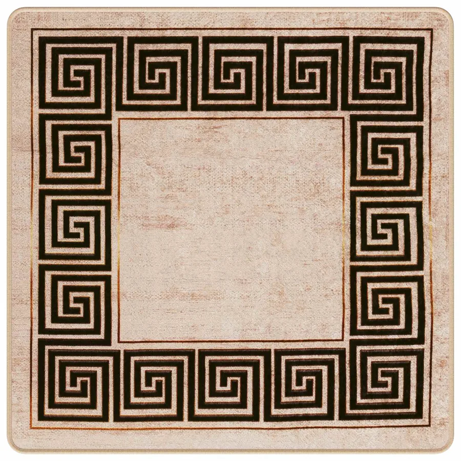 Coureur de Tapis MARSA Noir 100 x 100 cm Polyester et PVC - 2