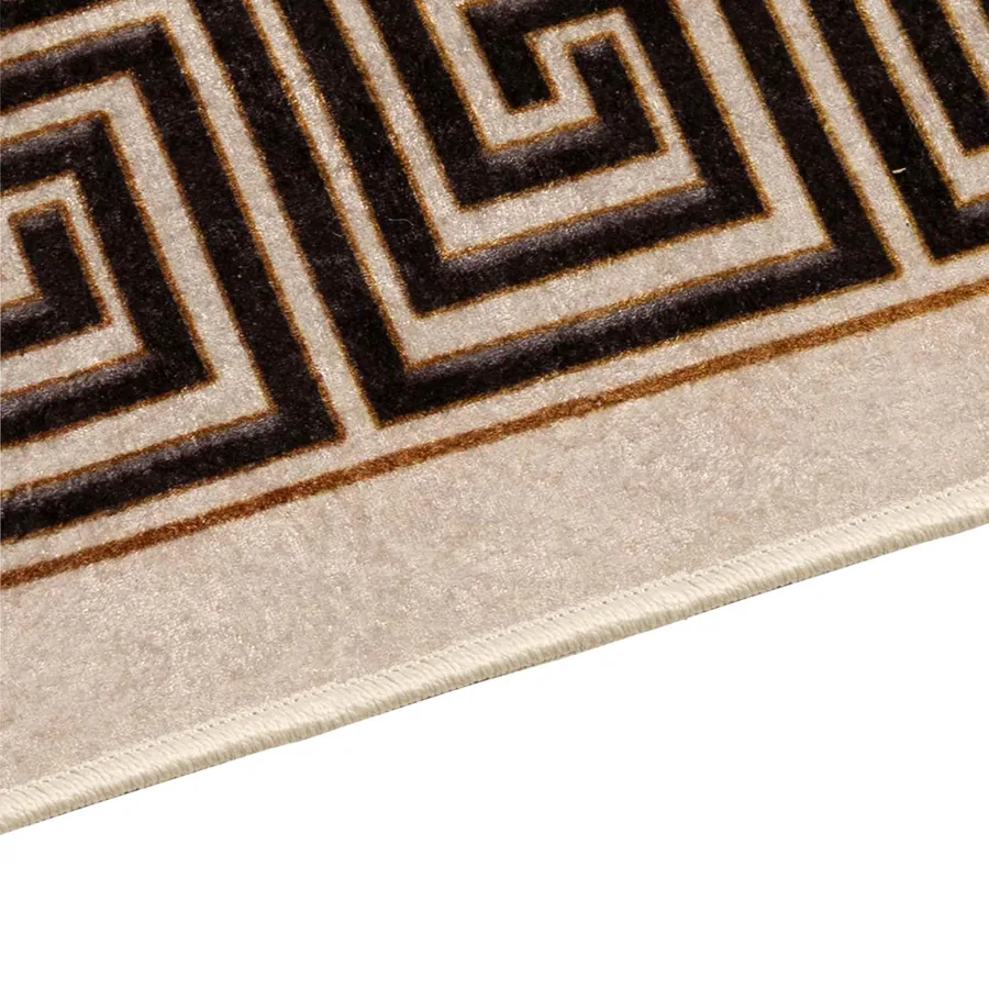 Coureur de Tapis MARSA Noir 100 x 100 cm Polyester et PVC - 3