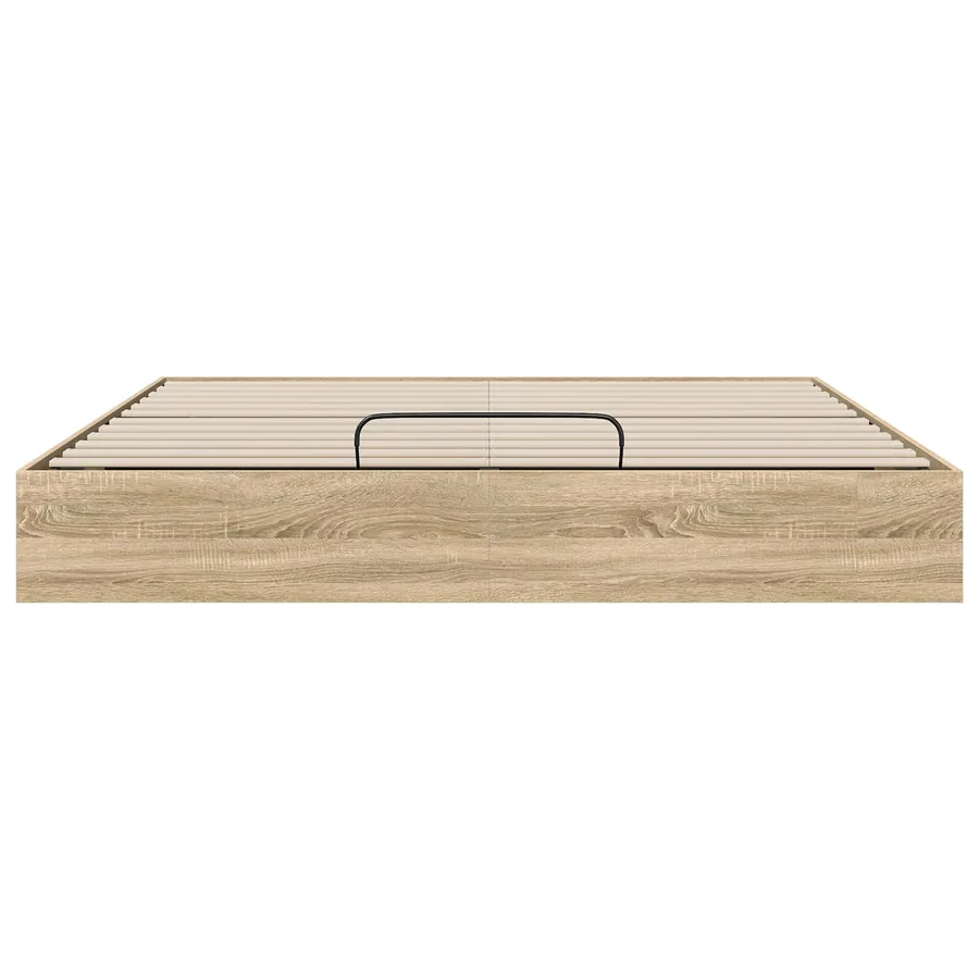 Cadre de lit ottoman Chêne Sonoma 203 x 180 x 25 cm - 5