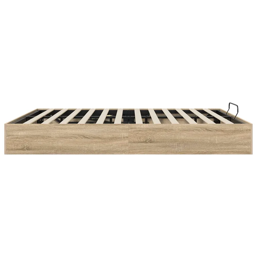 Cadre de lit ottoman Chêne Sonoma 203 x 180 x 25 cm - 6