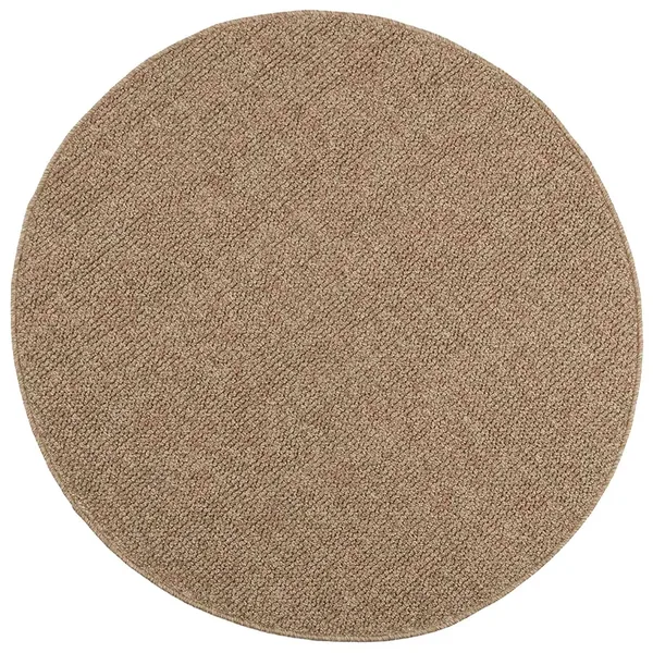 Tapis de surface Rond AGIRA Naturel Ø 120 CM Polyester