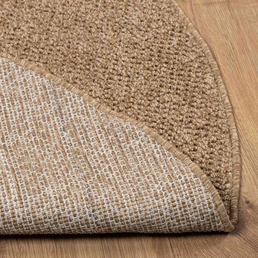 Tapis de surface Rond AGIRA Naturel Ø 120 CM Polyester - 2