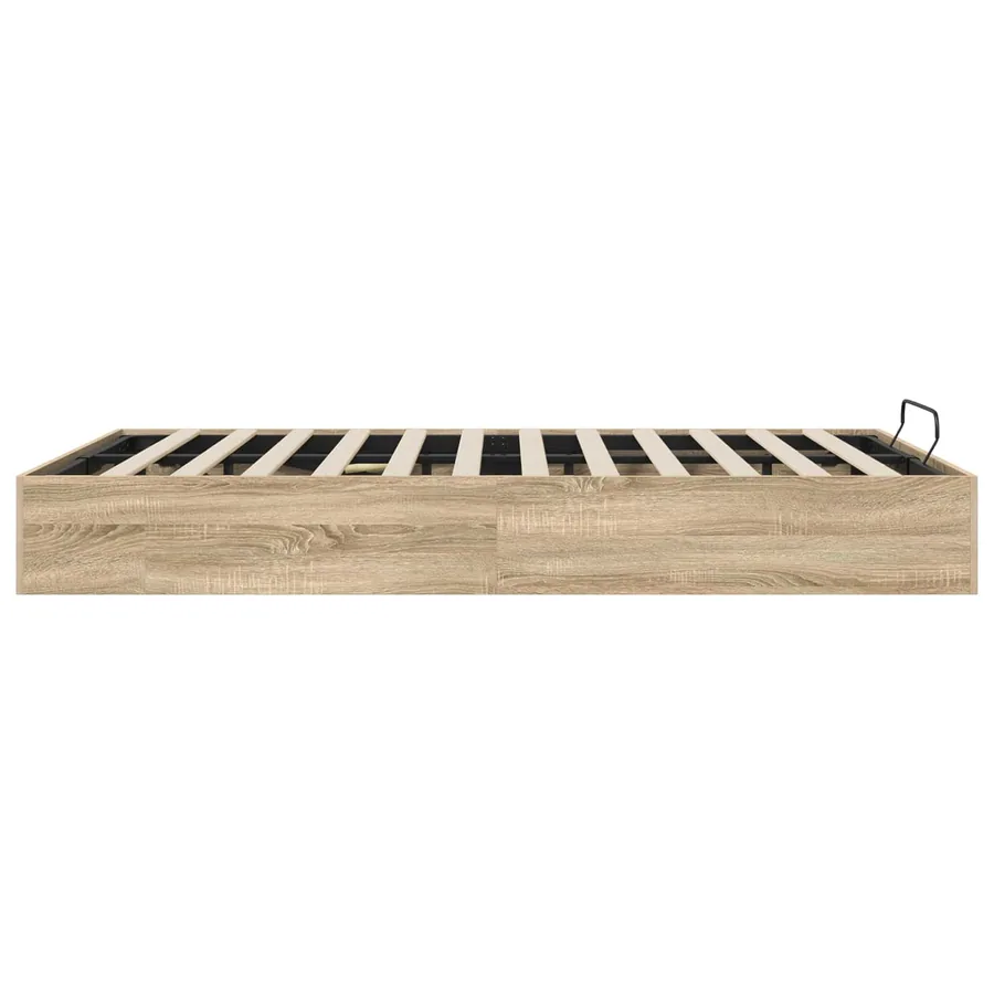Cadre de lit ottoman Chêne Sonoma 193 x 135 x 25 cm - 6