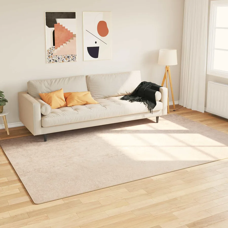 Coureur de Tapis MARSA Crème 190 x 300 cm Polyester et PVC