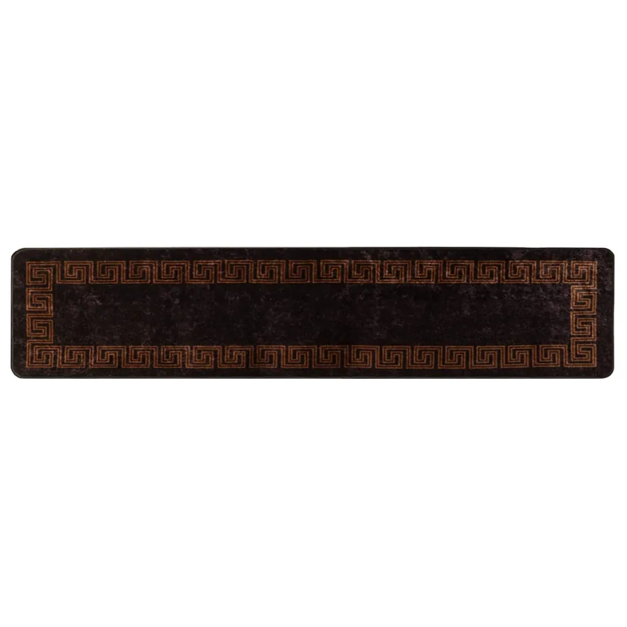 Coureur de Tapis MARSA Noir 80 x 400 cm Polyester et PVC - 2