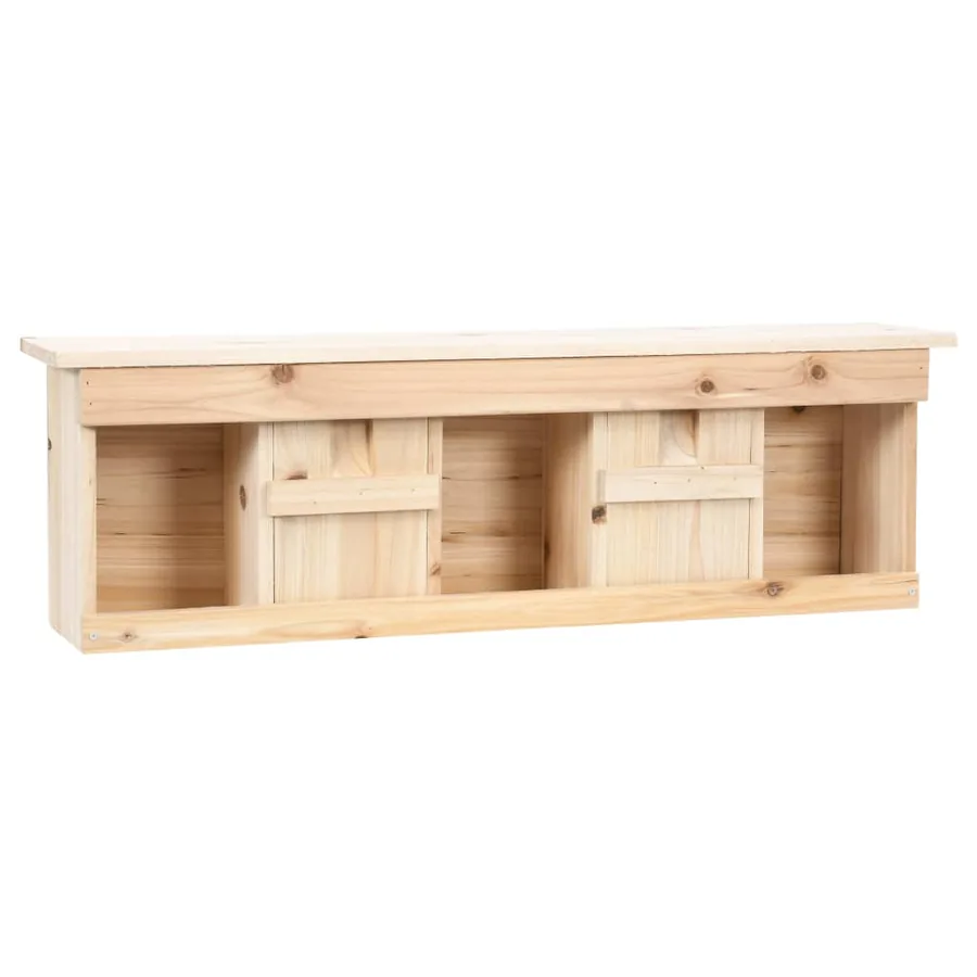 Maison pour moineau avec 5 chambres 68x15x21 cm Bois de sapin - 2