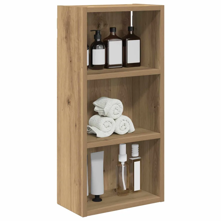 Armoire murale de salle de bain Chêne artisan 30 x 16 x 62,5 cm - 3
