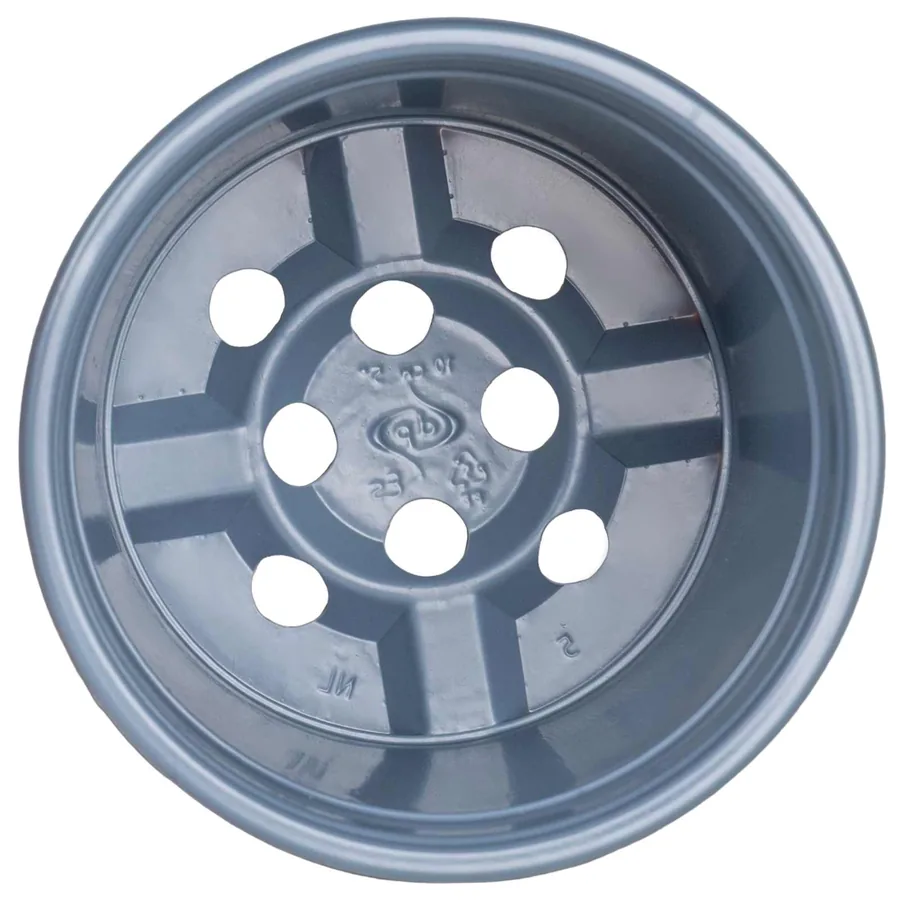 Pot à fleurs rond 100 pcs Terre cuite Ø 10 x 8 cm Plastique - 7