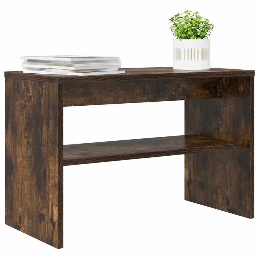 Meuble TV Chêne fumé 60 x 30 x 40 cm Bois d'ingénierie - 3