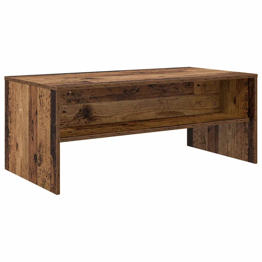 Table basse Bois ancien 100 x 50 x 40 cm Bois d'ingénierie - 2
