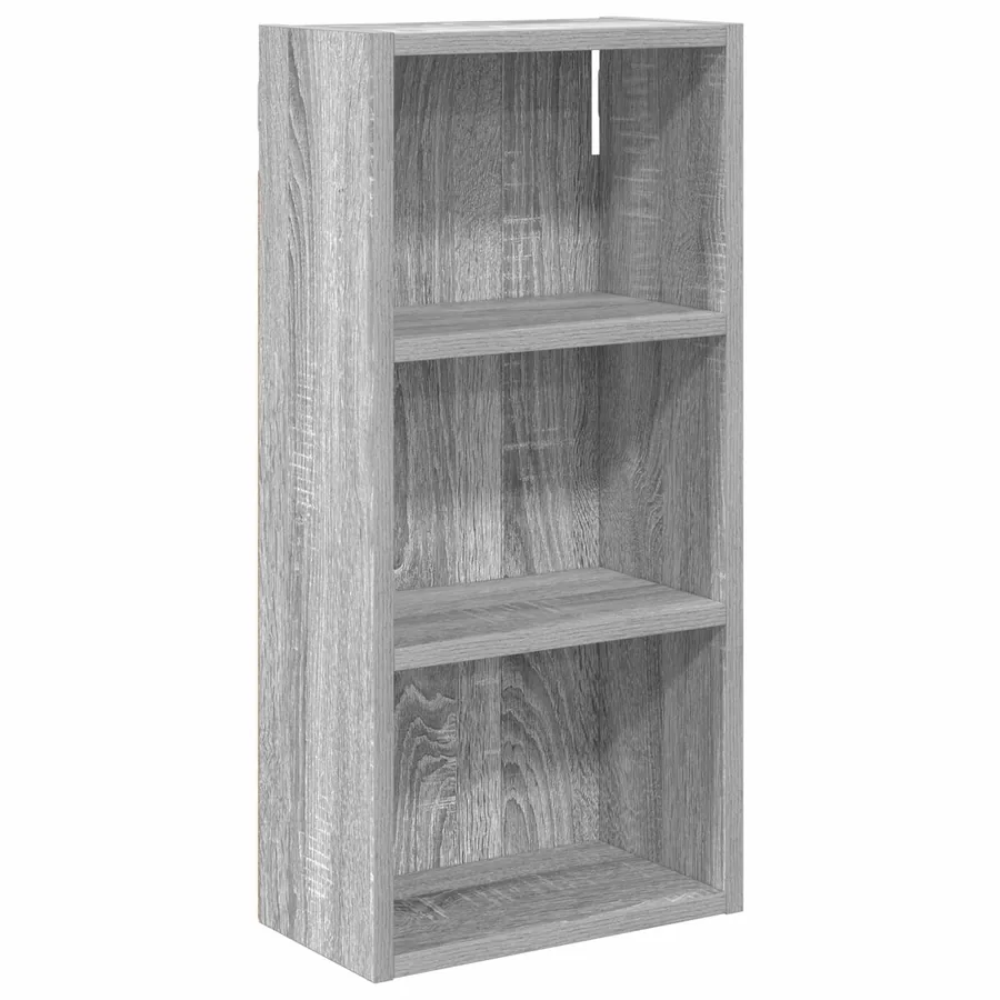 Armoire murale de salle de bain Gris Sonoma 30 x 16 x 62,5 cm - 2