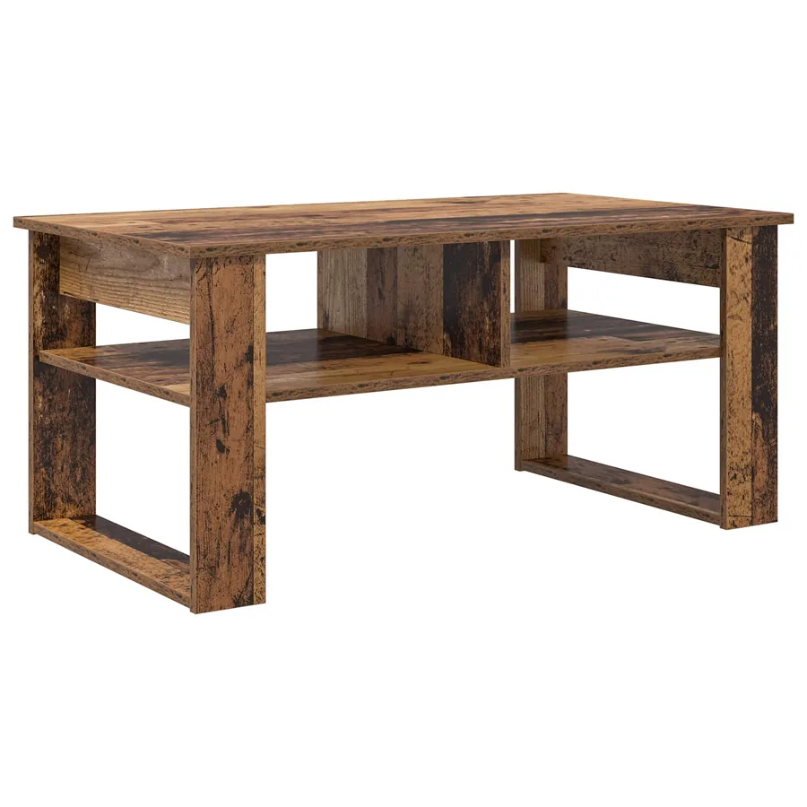 Table basse Bois ancien 96 x 54 x 44 cm Bois d'ingénierie - 7