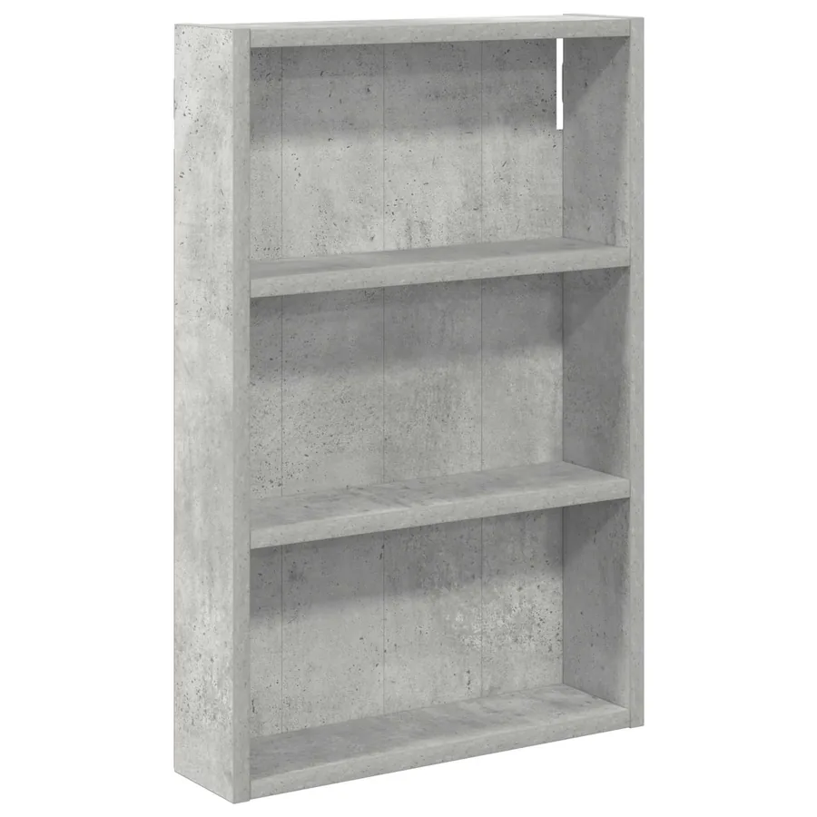 Armoire murale de salle de bain Gris Béton 40 x 10 x 60,5 cm - 2