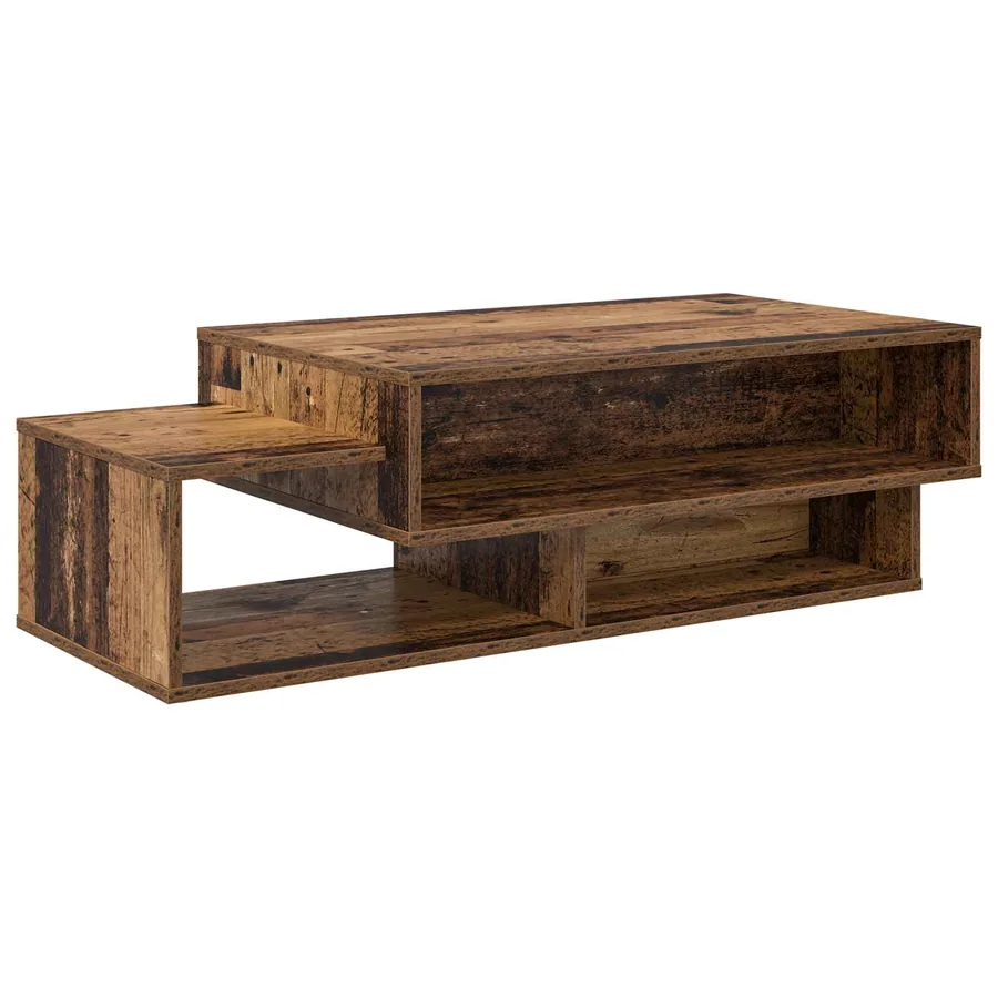 Table basse Bois ancien 105 x 50 x 32,5 cm Bois d'ingénierie - 2