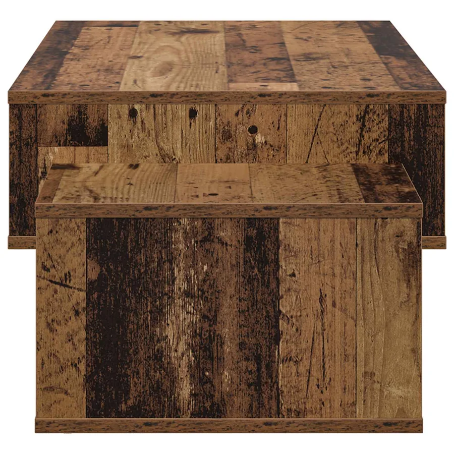 Table basse Bois ancien 105 x 50 x 32,5 cm Bois d'ingénierie - 6