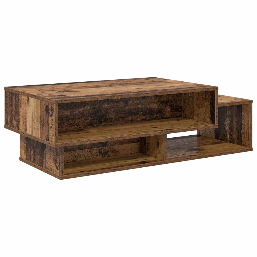 Table basse Bois ancien 105 x 50 x 32,5 cm Bois d'ingénierie - 7