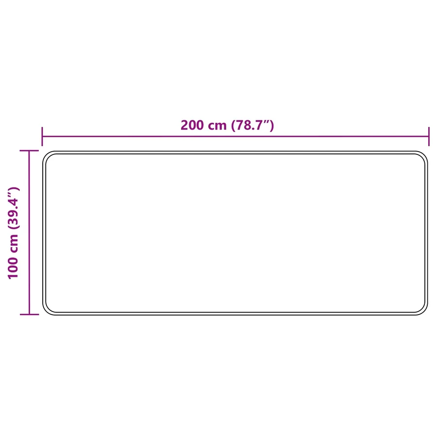 Coureur de Tapis MARSA Multicolore 100 x 200 cm - 7