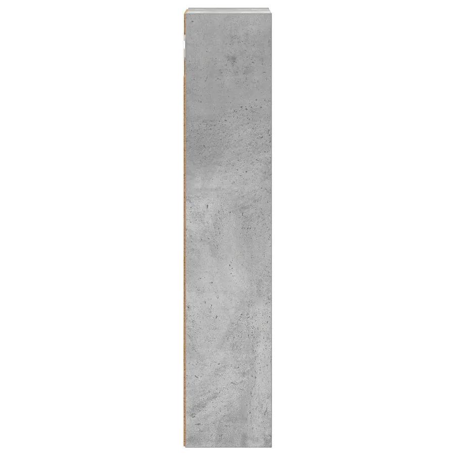 Armoire murale de salle de bain Gris Béton 20 x 14 x 70 cm - 7