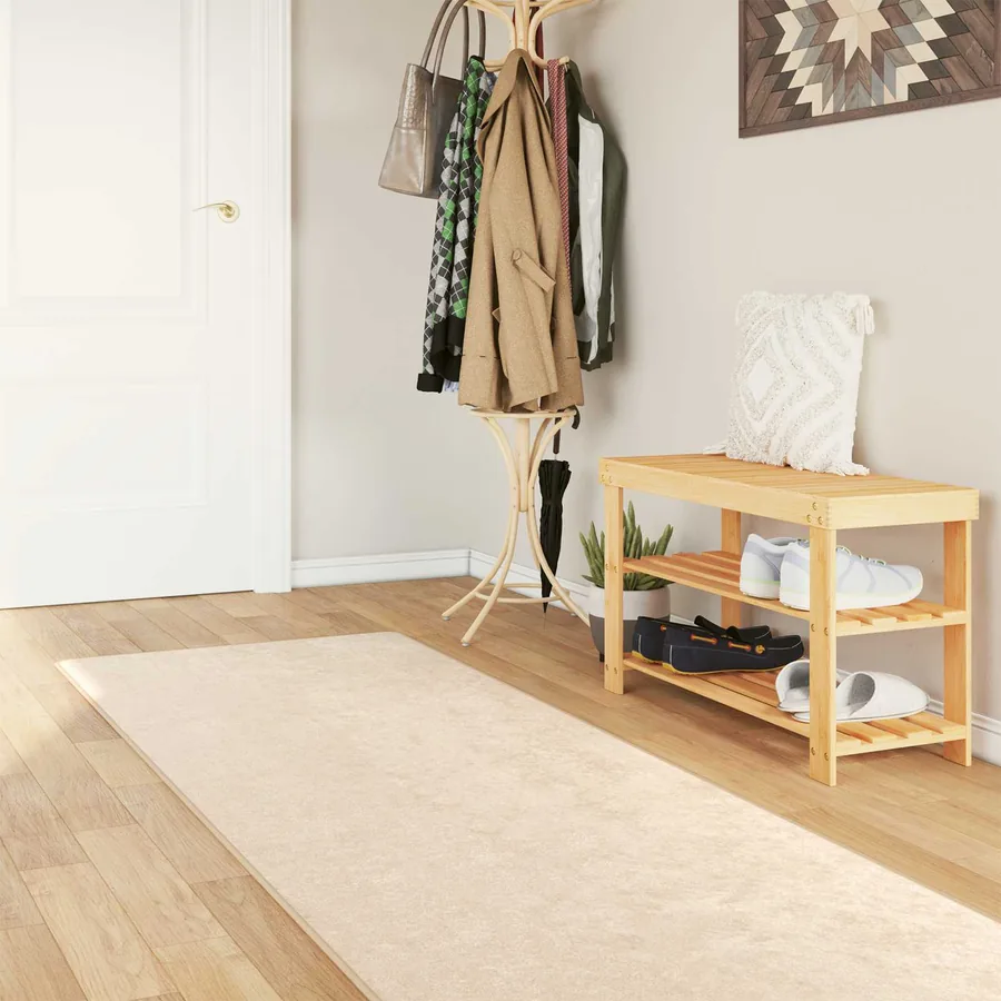 Coureur de Tapis MARSA Crème 100 x 400 cm Polyester et PVC