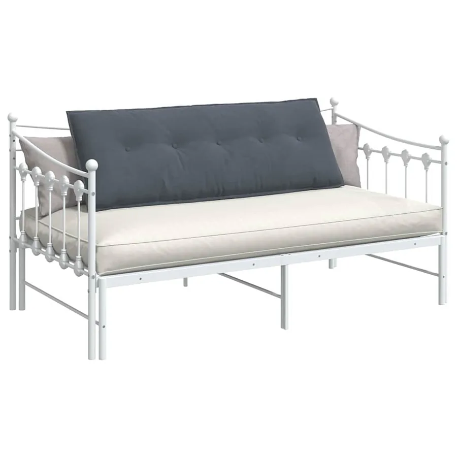 Coussin de Dos Gris foncé 140 x 50 cm Tissu en velours côtelé - 3