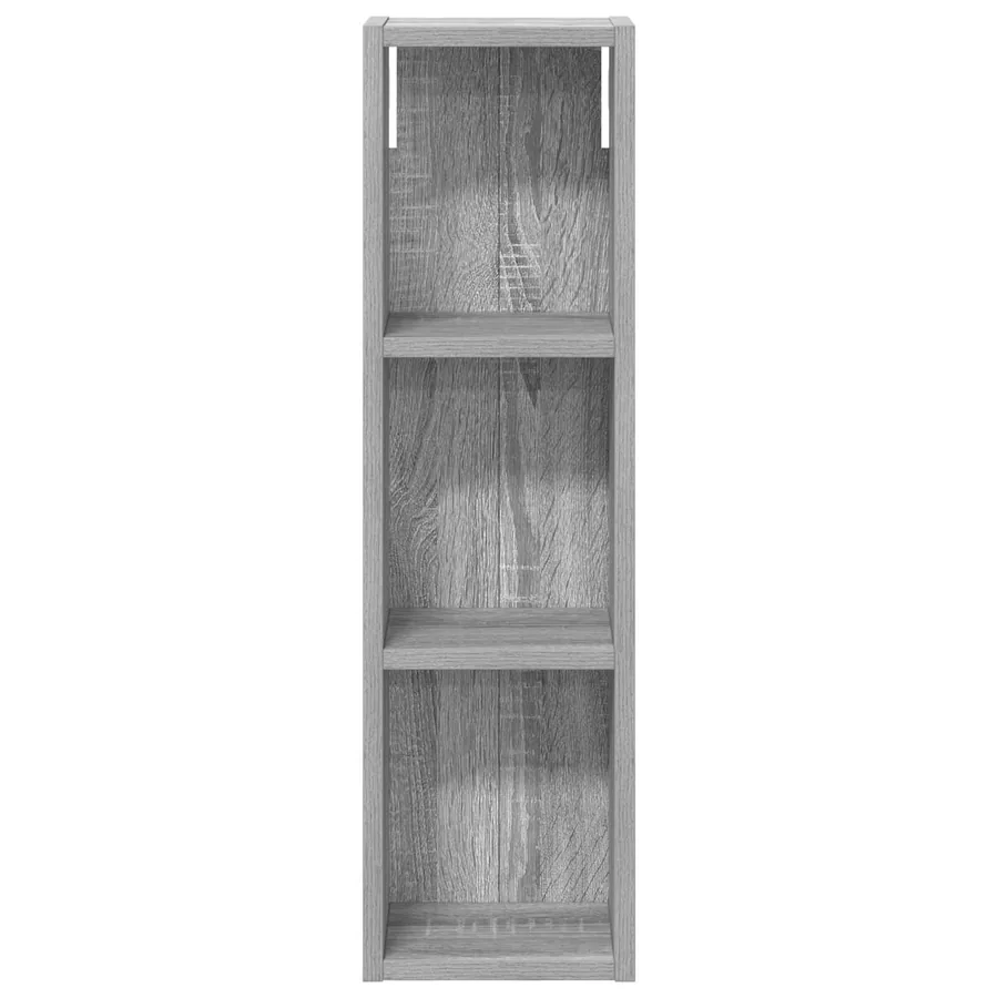 Armoire murale de salle de bain Gris Sonoma 20 x 14 x 70 cm - 6