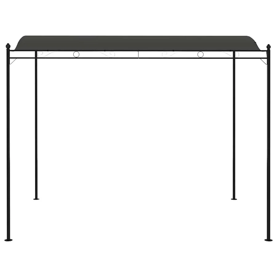 Auvent de parasol 3 x 2,4 m Anthracite - 5