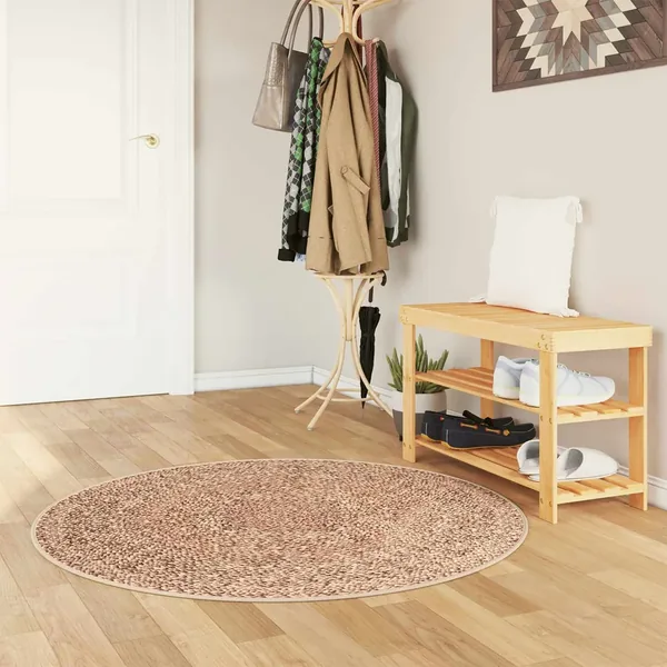 Coureur de Tapis MARSA Jaune 120 x 120 cm Polyester et PVC