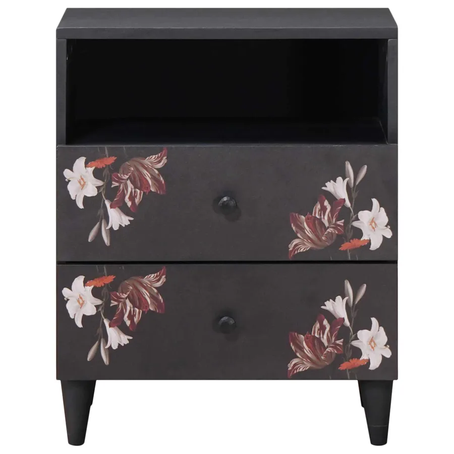 Table de chevet avec tiroir Multicolore 50 x 33 x 60 cm - 3