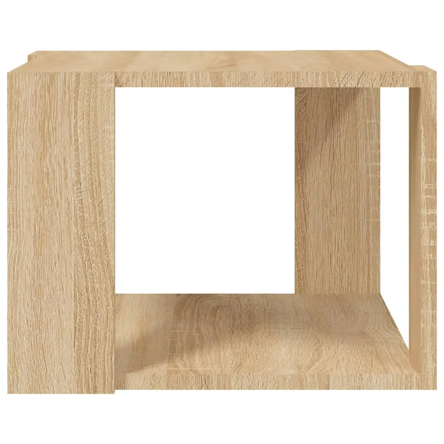 Table basse Chêne sonoma 40x40x30 cm Bois d'ingénierie - 5
