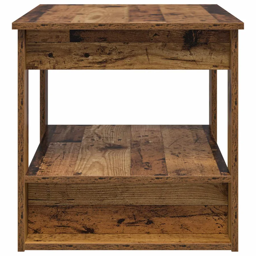 Table basse Bois ancien 72 x 50 x 50 cm Bois d'ingénierie - 6