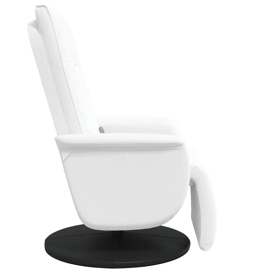 Fauteuil de massage pivotant Blanc 71 x 90 x 105 cm Simili cuir - 6