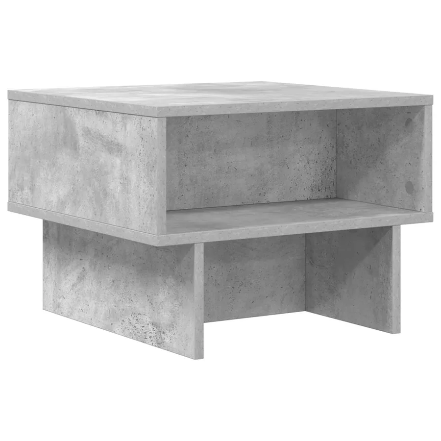 Table basse Gris béton 48 x 46 x 35 cm Bois d'ingénierie - 2